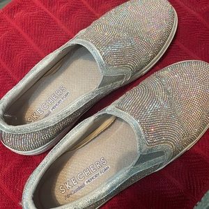 Sketchers sparkly shoes.     Size 8